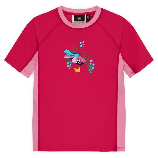 LEGO - Kid's Aris 305 - Swim T-Shirt S/S - Lycra Gr 134 rosa von Lego