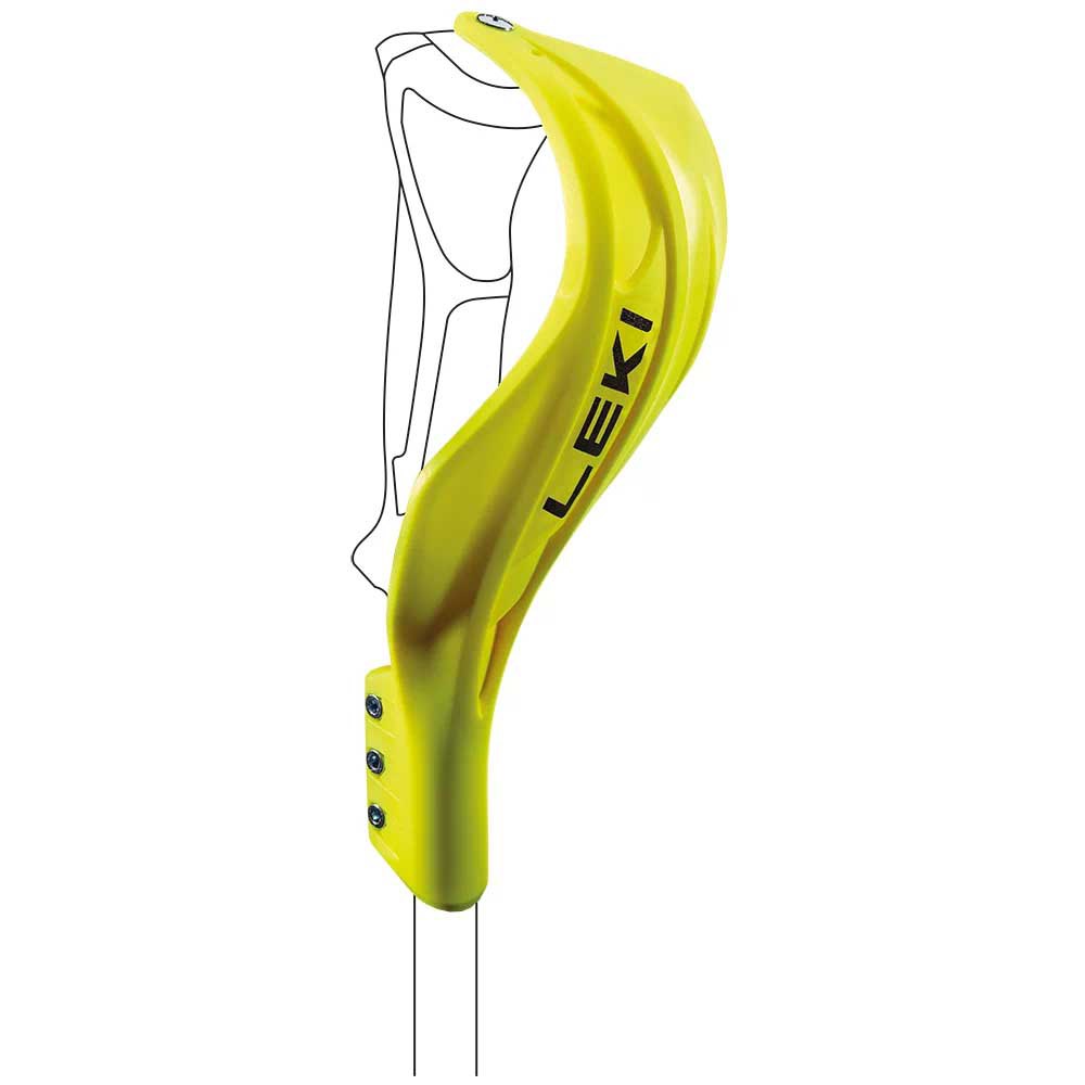 Leki Alpino Gate Guard Closed Worldcup Compact Finger Guard 2 Units Gelb von Leki Alpino