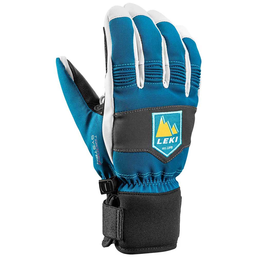 Leki Alpino Patrol 3d Gloves Blau 14-15 Years Junge von Leki Alpino