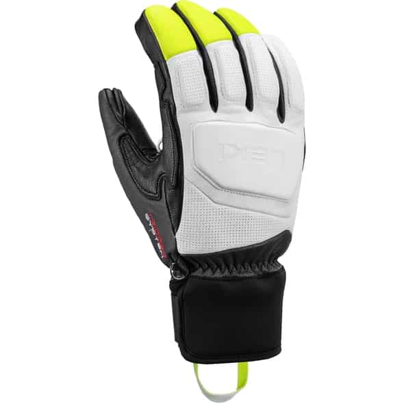 LEKI Griffin Prime 3D Trigger Gloves (Weiß 7,5 D) Skihandschuhe von Leki