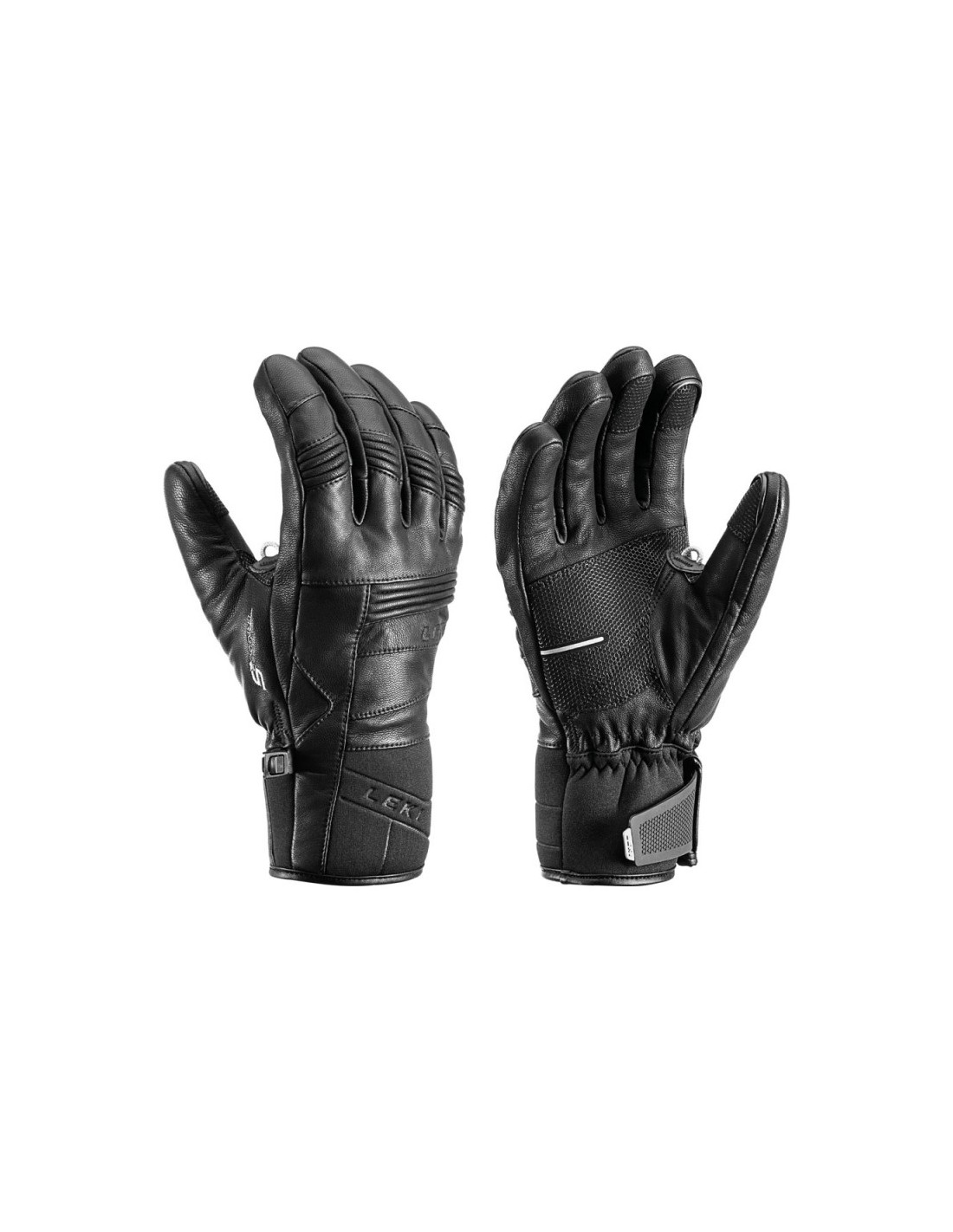 Leki Skihandschuhe Progressive 8S Handschuhfarbe - Schwarz, Handschuhvariante - Handschuhe, Handschuhgröße - 10.5, von Leki