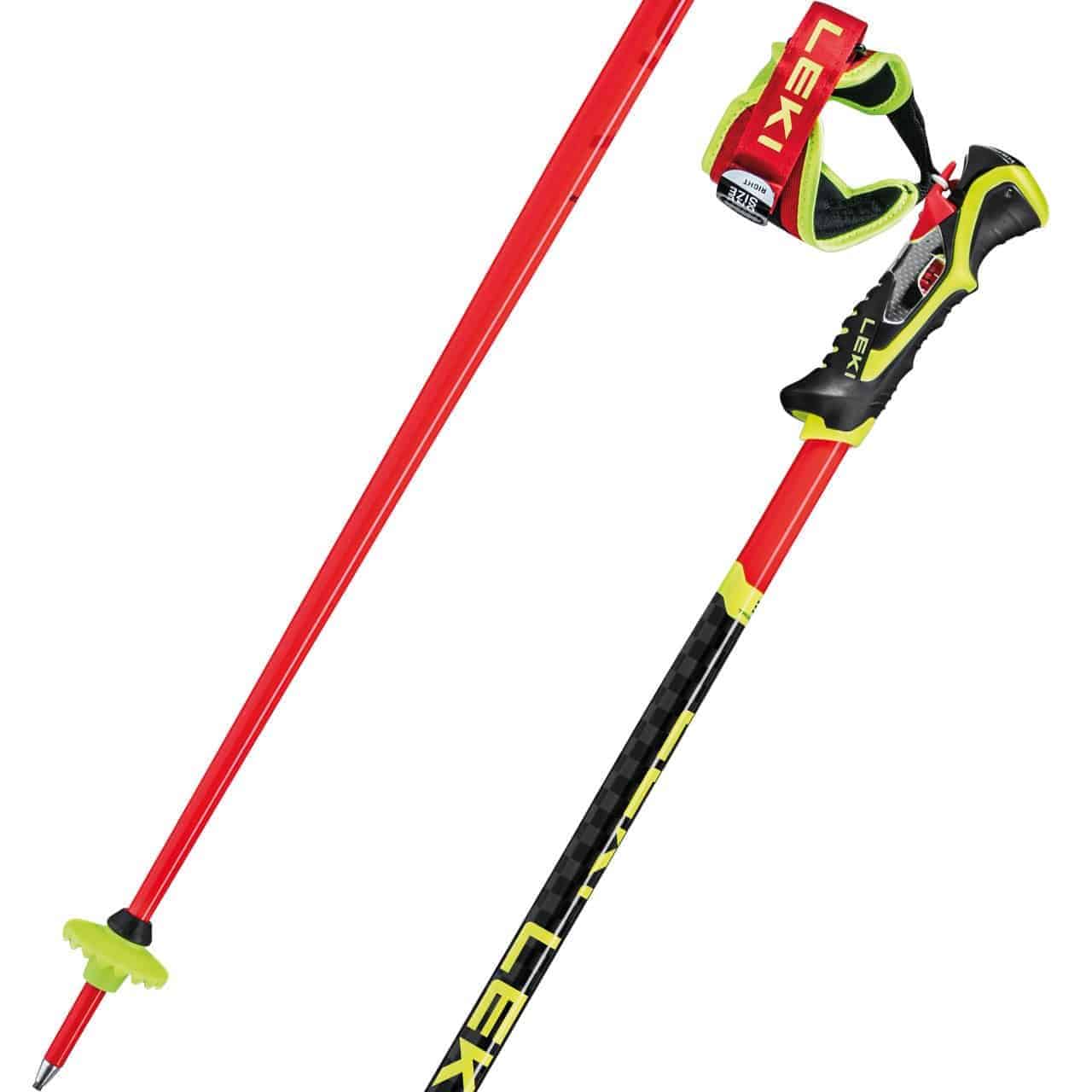 Leki WCR SL 3D bright red/black/neonyellow von Leki