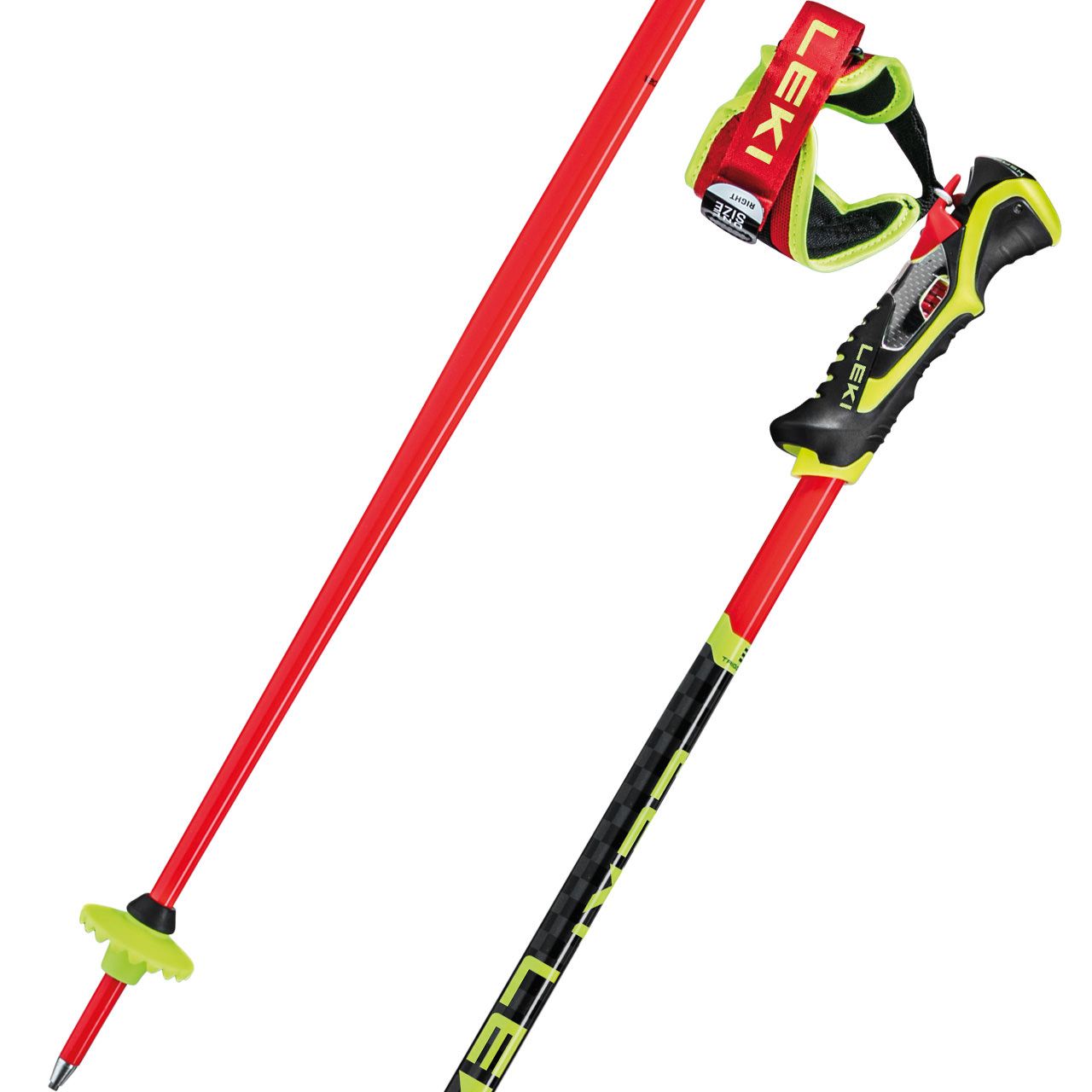Leki WCR TBS SL 3D bright red/black/neonyellow von Leki