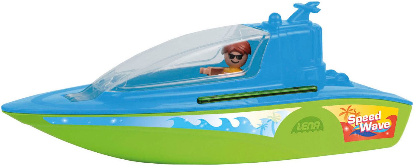 Lena® Spielzeug-Boot Boazz Sportboot, ohne Pumpe, inklusive Spielfigur, Made in Europe von Lena®