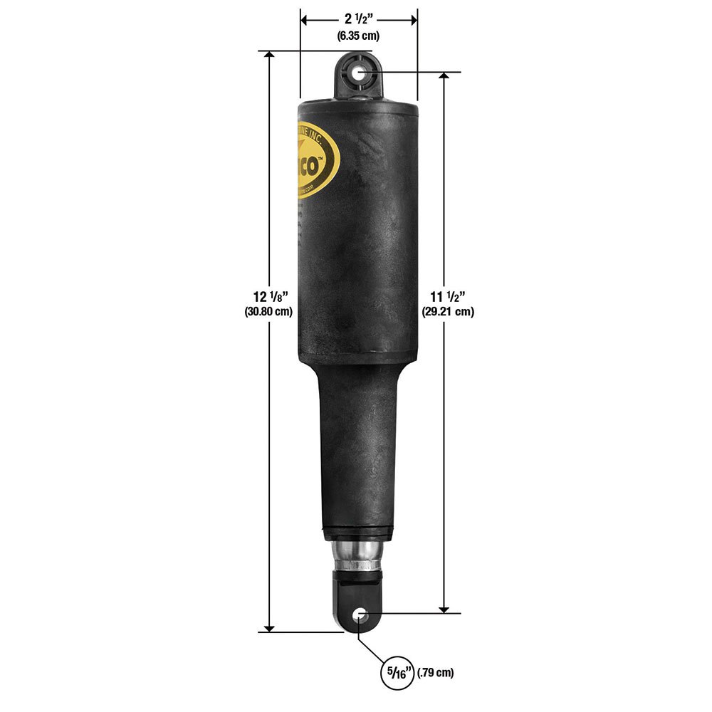 Lenco Marine 101 Standard Actuator 12v Schwarz von Lenco Marine