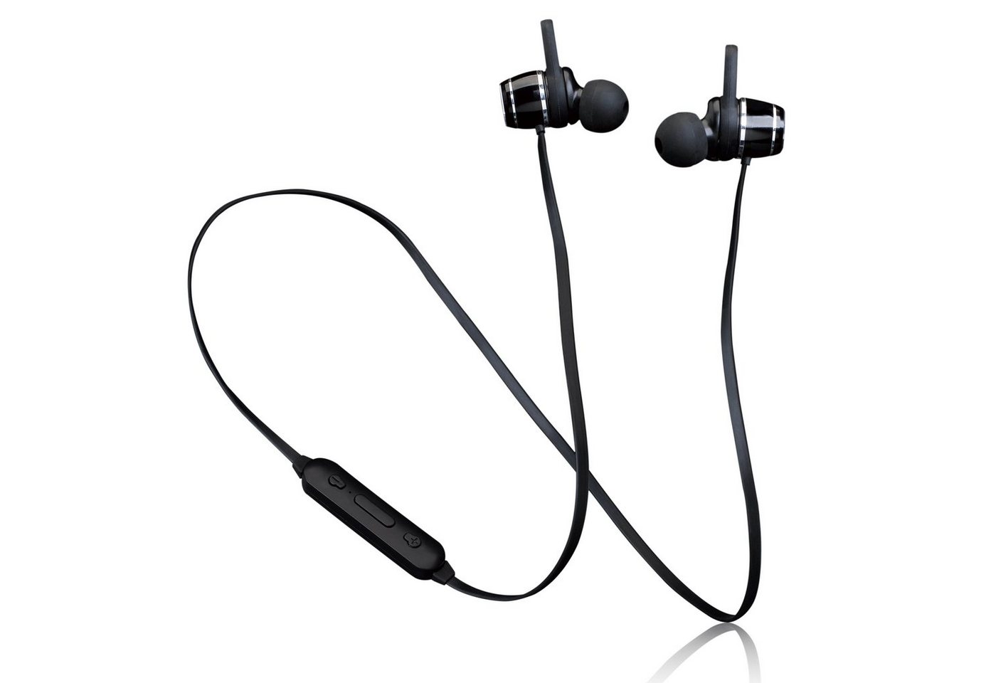 Lenco EPB-030BK Bluetooth-Kopfhörer (Spiel-/sprechzeit: bis zu 9 st) von Lenco
