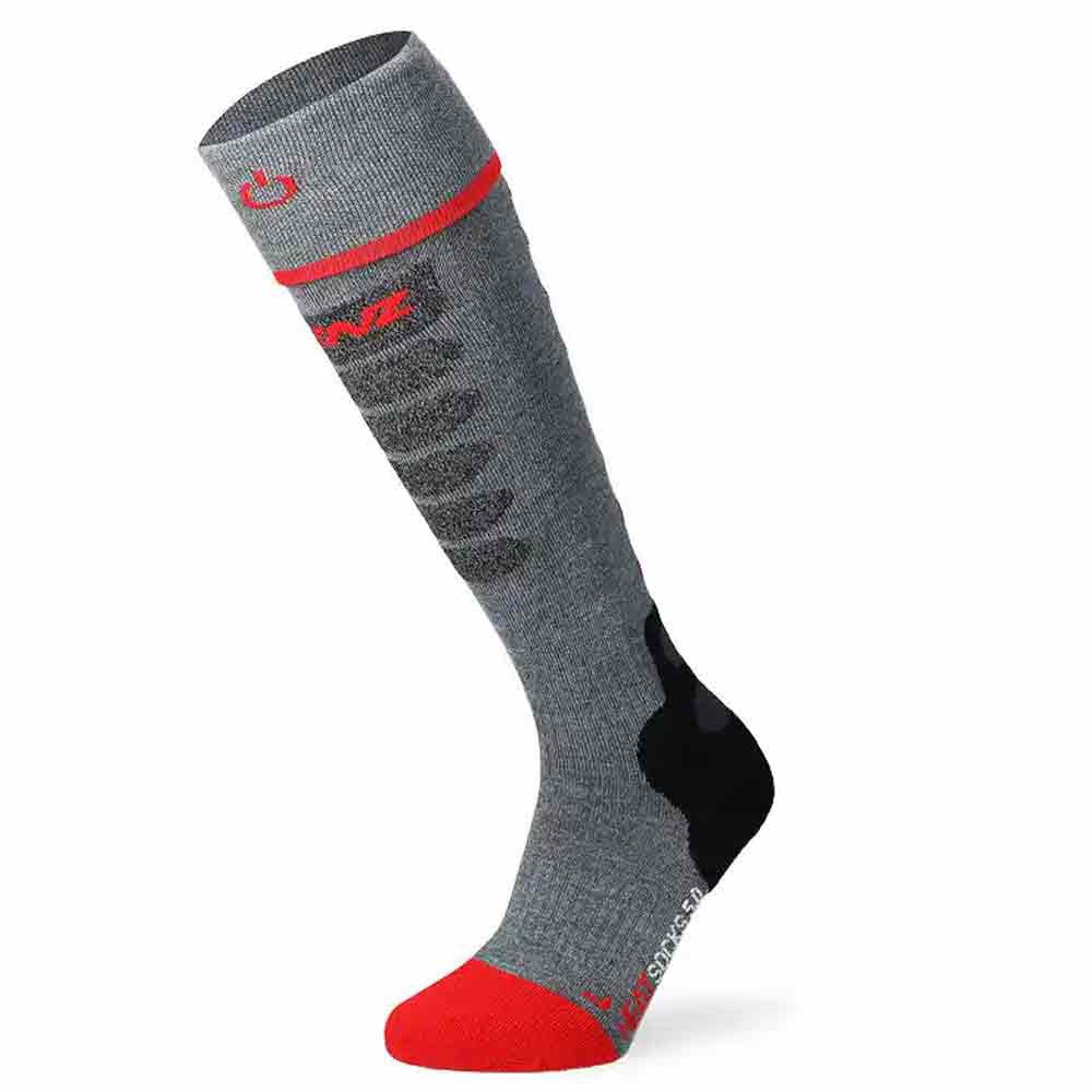 Lenz Heat 5.1 Toe Cap Slim Fit Long Socks Grau EU 35-38 Mann von Lenz