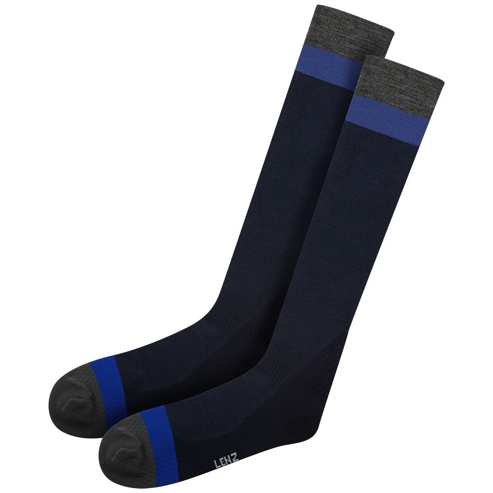 Lenz Merino Compression 1 Long Socks Blau EU 39-41 Mann von Lenz