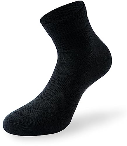 Lenz Performance Quarter Tech Socken (Black,39-42) von Lenz