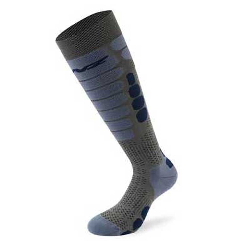 Lenz Skiing 5.0 Long Socks Grau EU 45-47 Mann von Lenz