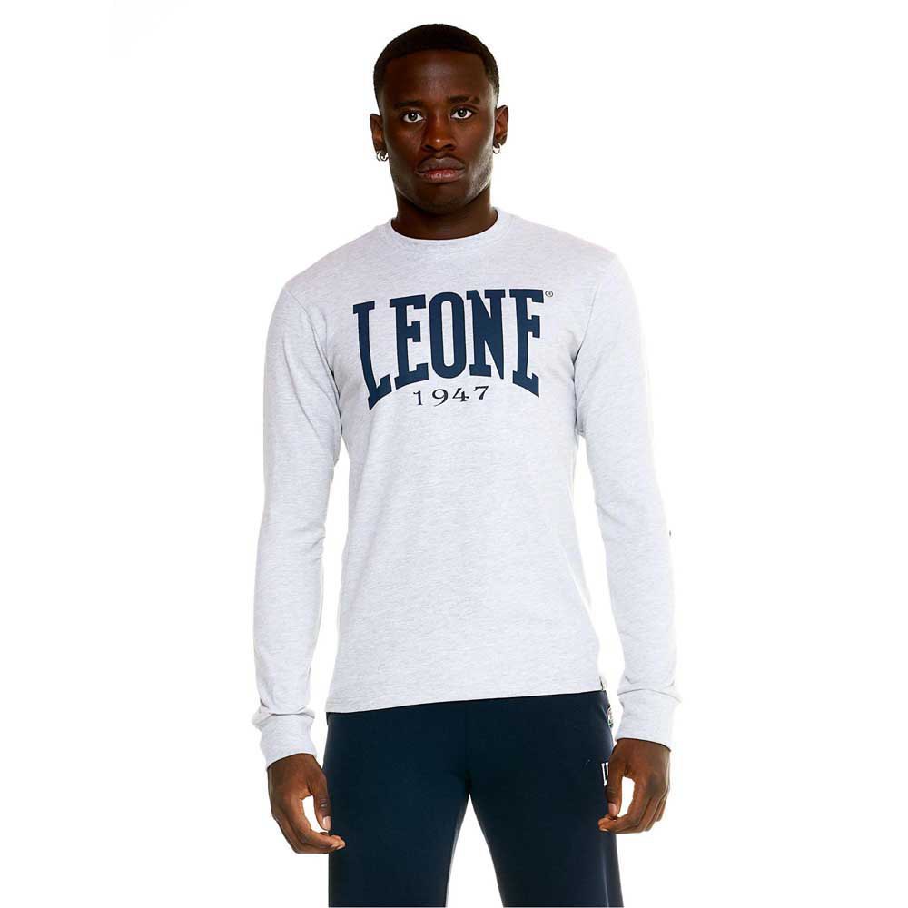 Leone Apparel Basic Long Sleeve T-shirt Weiß S Mann von Leone Apparel