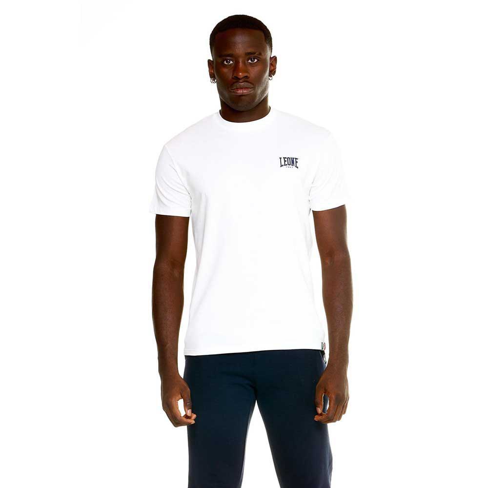 Leone Apparel Basic Small Logo Short Sleeve T-shirt Weiß S Mann von Leone Apparel