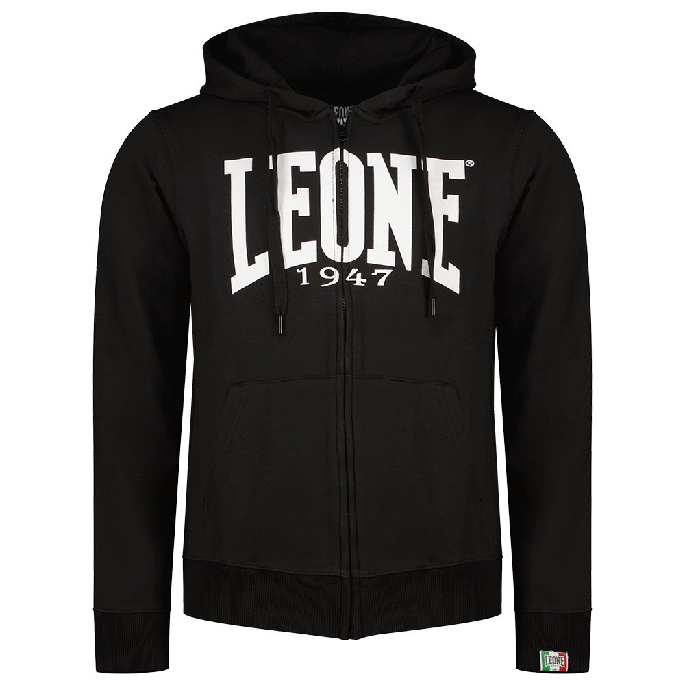 Leone Apparel Big Logo Basic Full Zip Sweatshirt Schwarz XL Mann von Leone Apparel