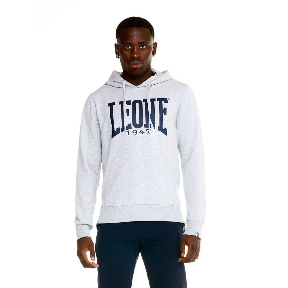 Leone Apparel Big Logo Basic Hoodie Grau M Mann von Leone Apparel