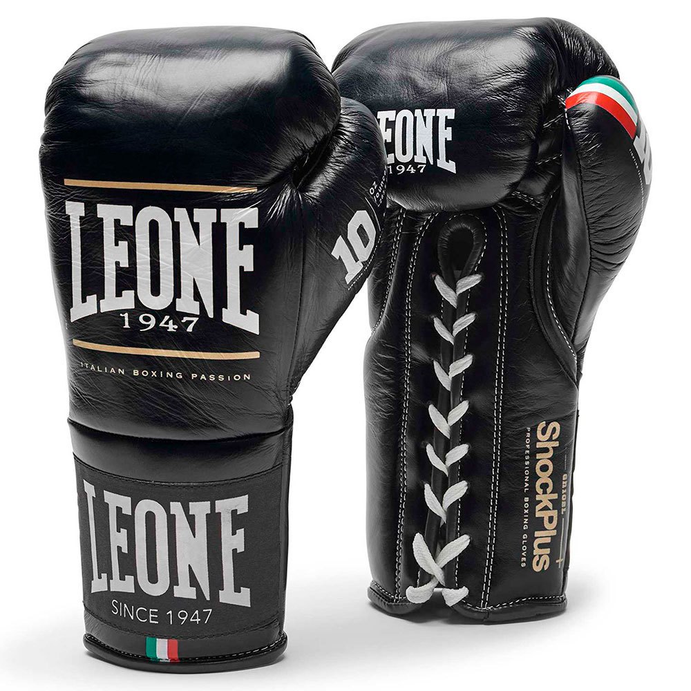 Leone1947 Shock Plus Boxing Gloves Schwarz 10 oz von Leone1947