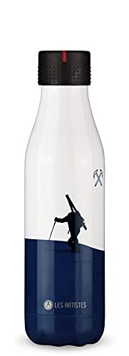 Les Artistes Paris Bottle'up 500 Ml Design Blau-Weiß, Trinksystem, Größe 500 ml - Farbe Snow von Les Artistes Paris