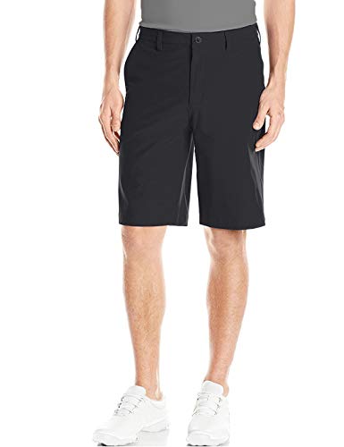 Golf Shorts Herren Bermuda Chino Solid Männer Kurze Hose Sommer Stretch Größe 44'' Taille 115cm Schwarz von Lesmart