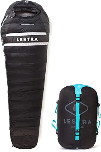 Lestra Original Alaska Schlafsack, Schwarz, 220x80 von Lestra
