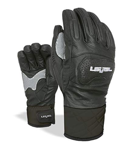 Level Herren Race Handschuhe, Black, L von Level