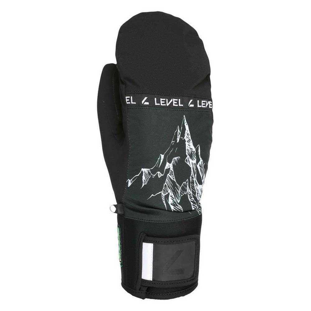 Level Comet Mittens Schwarz L Junge von Level