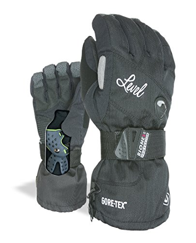 Level Damen Half Pipe GTX Handschuhe, Black, M von Level