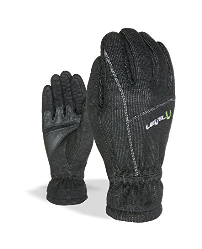 LEVEL Handschuhe Wool L schwarz - schwarz von LEVEL