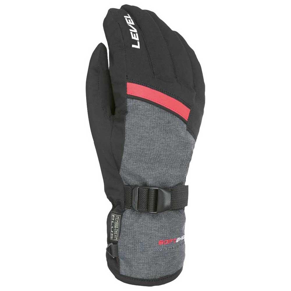 Level Hero Gloves Schwarz,Grau L Mann von Level