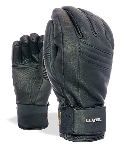 Level Herren Handschuhe Rexford, Black, S/M von Level