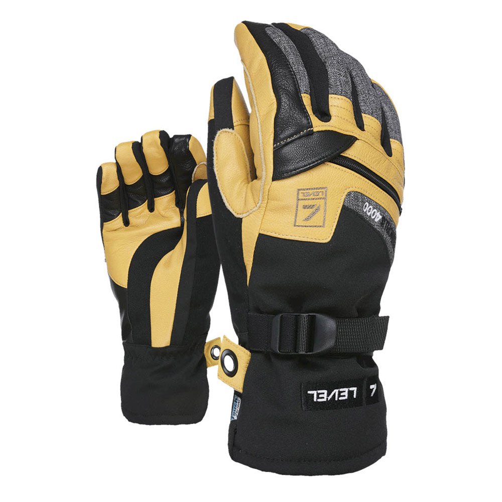 Level Ranger Leather Gloves Gelb,Schwarz 2XL Mann von Level