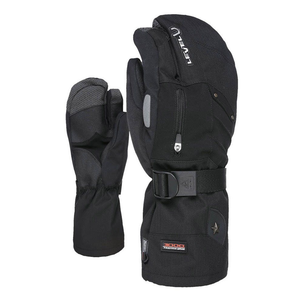 Level Star Trigger Mittens Schwarz L Mann von Level