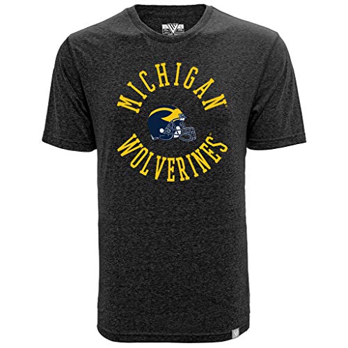 Levelwear NCAA College Michigan Wolverines Circular Tee T-Shirt Football Basketball (L) von Levelwear