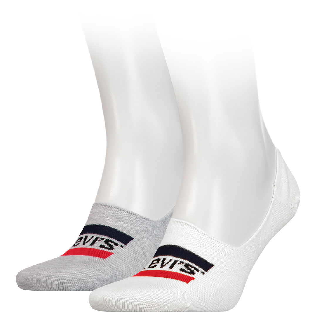 2 Paar Levis Low Rise SportWR Logo Sneaker Socken 903016001 von Levi&#039;s