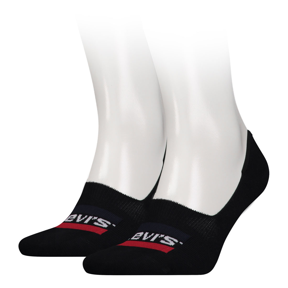 2 Paar Levis Low Rise SportWR Logo Sneaker Socken 903016001 von Levi&#039;s