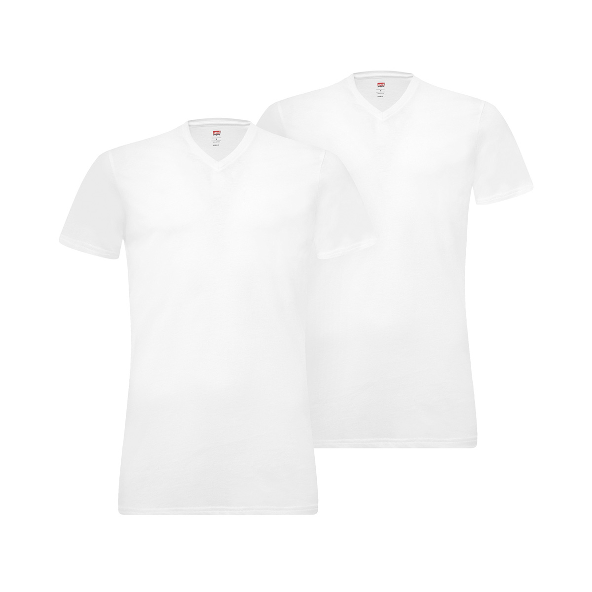 2 er Pack Levis 200SF V-Neck T-Shirt Men Herren Unterhemd V-Ausschnitt L, 300 - white von Levi's