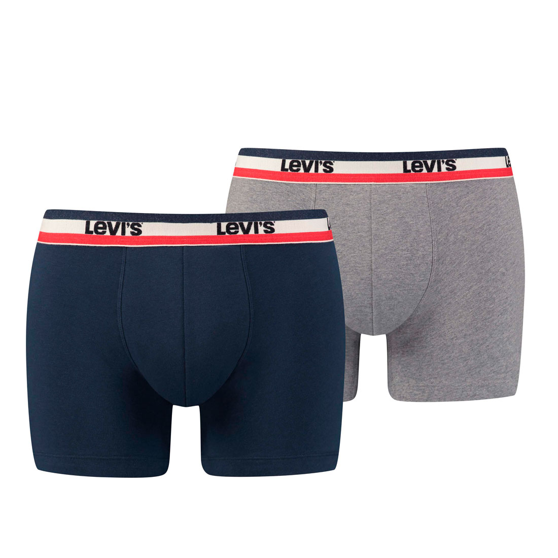 2er Pack Herren Levis SPRTSWR LOGO BOXER BRIEF Boxershorts Unterwäsche Pants von Levi&#039;s