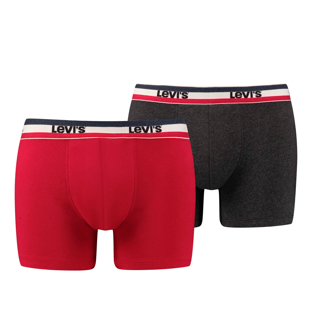 2er Pack Herren Levis SPRTSWR LOGO BOXER BRIEF Boxershorts Unterwäsche Pants von Levi&#039;s