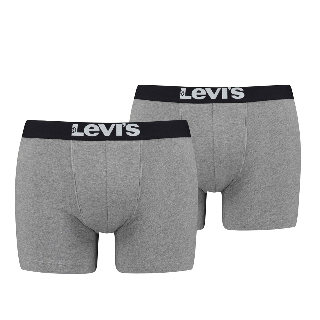 2er Pack Herren Levis Solid Basic Boxer Brief Boxershorts Unterwäsche Pants von Levi&#039;s