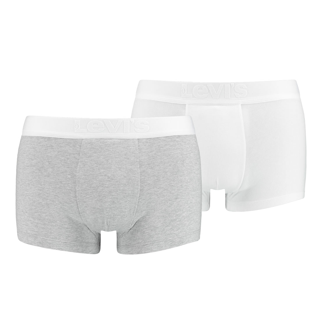2er Pack Levis Herren Premium Trunk Boxer Shorts Unterhose Pant Unterwäsche L, White von Levi's