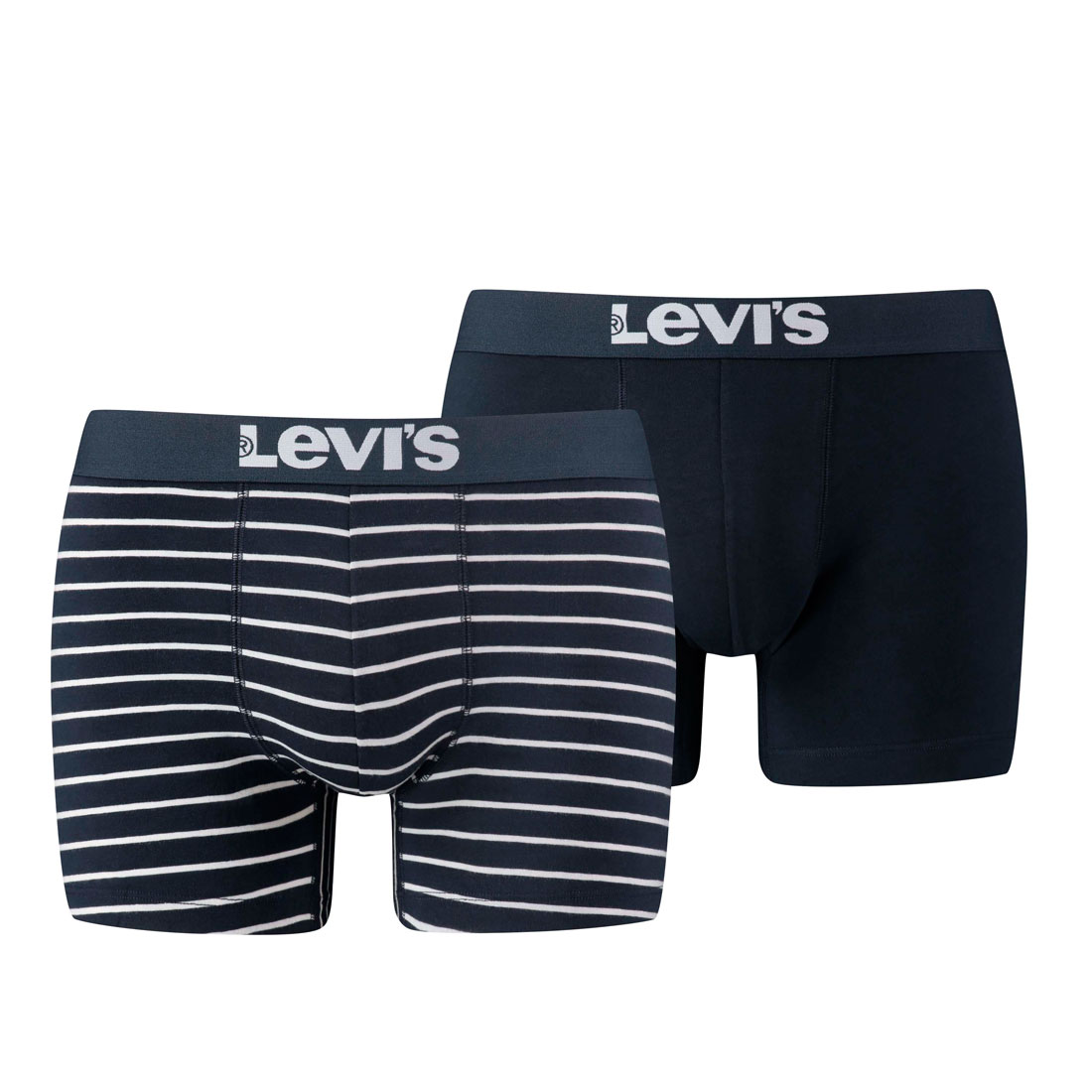 2er Pack Levis Men Vintage Stripe YD B Boxer Brief Boxershorts Unterhose Pant Unterwäsche L, 321 - navy von Levi's