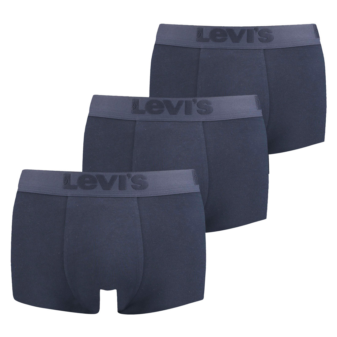 3er Pack Levis Men Premium Trunk Boxershorts Herren Unterhose Pant Unterwäsche M, Navy von Levi's