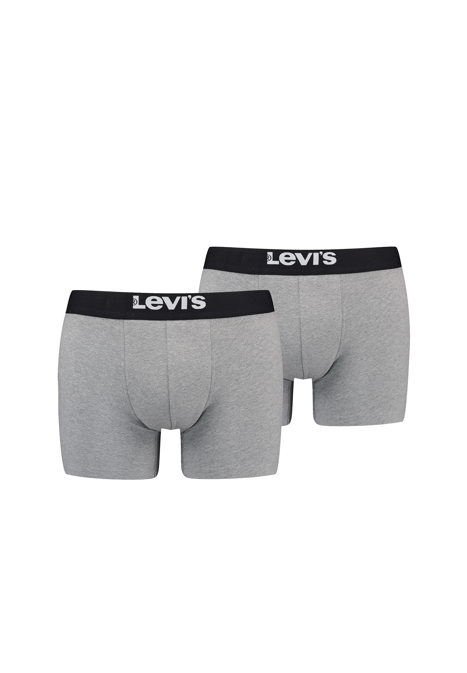Levi&#039;s Solid Herren Boxershorts Unterwäsche aus Bio-Baumwolle im 2er Pack von Levi&#039;s