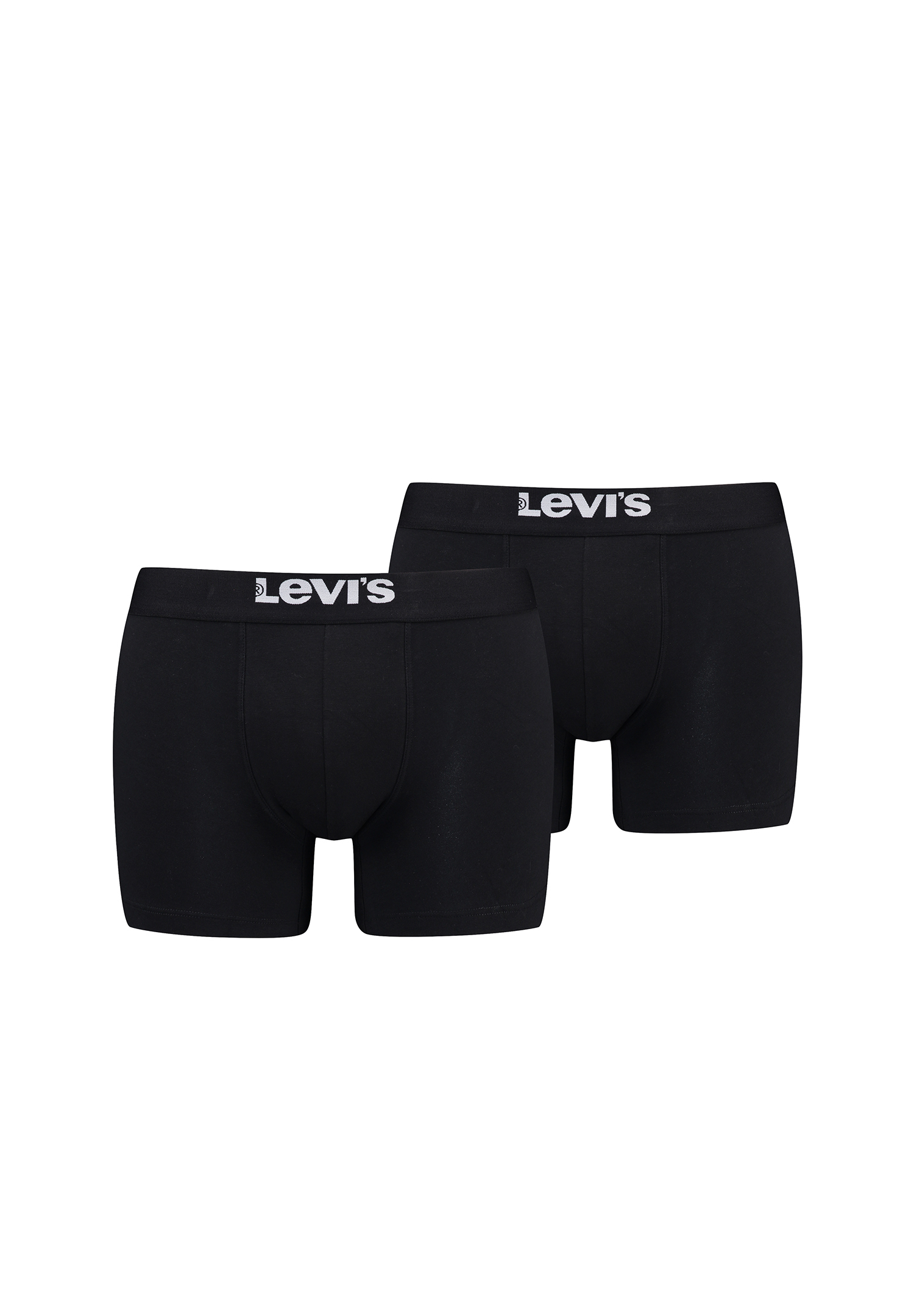 Levi&#039;s Solid Herren Boxershorts Unterwäsche aus Bio-Baumwolle im 2er Pack von Levi&#039;s