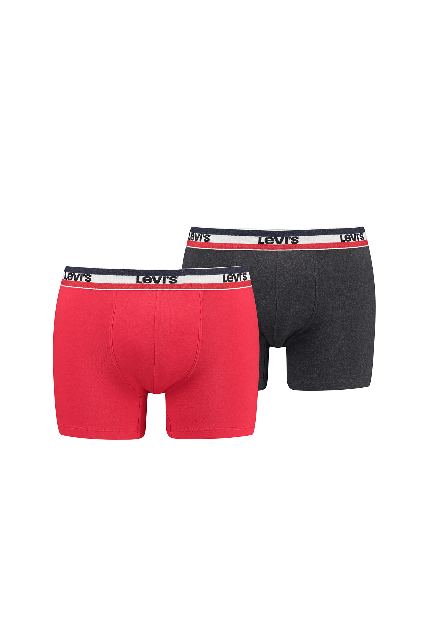 Levi&#039;s Sportswear Logo Herren Boxershorts Unterwäsche aus Bio-Baumwolle im 2er P... von Levi&#039;s