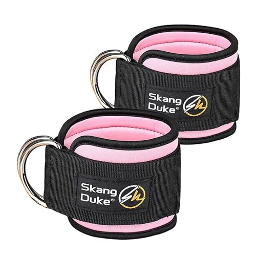 Lewey 1 Paar Beinkraft-Trainingsclips – Fitness-Knöchelriemen for Widerstandsbänder, elastische Beinbänder-Zubehör (Size : Pink) von Lewey