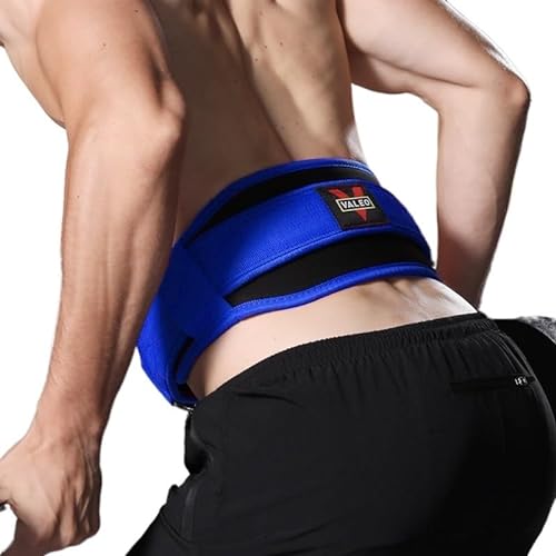 Sport-Taillengürtel for Gewichtheben und Fitness – Bauchstützgürtel for Kniebeugen, Kreuzheben und Rumpftraining (Color : Blue, Size : L) von Lewey