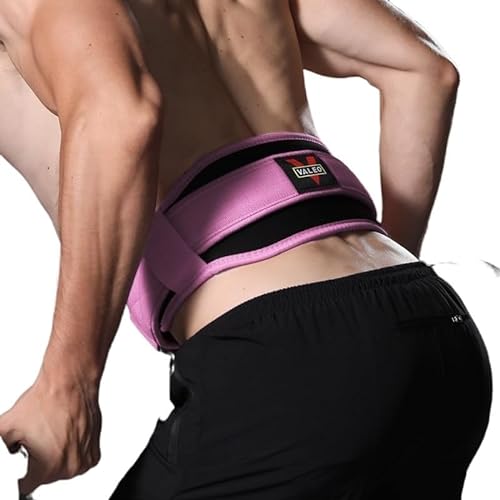 Sport-Taillengürtel for Gewichtheben und Fitness – Bauchstützgürtel for Kniebeugen, Kreuzheben und Rumpftraining (Color : Pink, Size : L) von Lewey