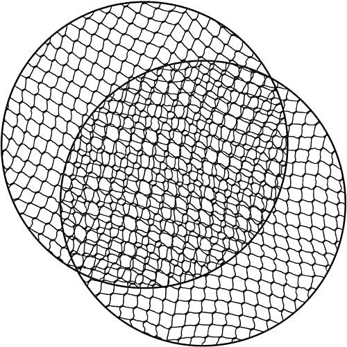 Lewtemi 2 Stück austauschbares Netz 89,9 cm schwarze Netze Volleyballnetze kompatibel mit Spikeballspiel wettbewerbsfähigsten Turniern von Lewtemi