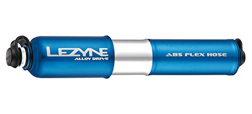 Lezyne Minipumpe CNC Alloy Drive, blau-glänzend, 1-MP-ALLDR-V2M10 von Lezyne