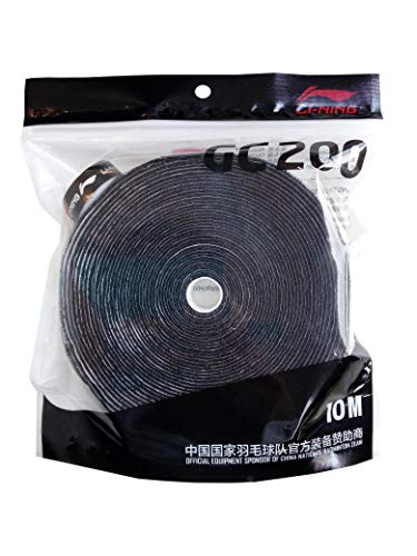 Li Ning Premium Frotteegriffband Towel Grip Frottee 10m Rolle schwarz - AXJM058-1 von LI-NING