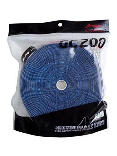 Li Ning Premium Frotteegriffband Towel Grip Frottee 10m Rolle blau - AXJM058-2 von LI-NING